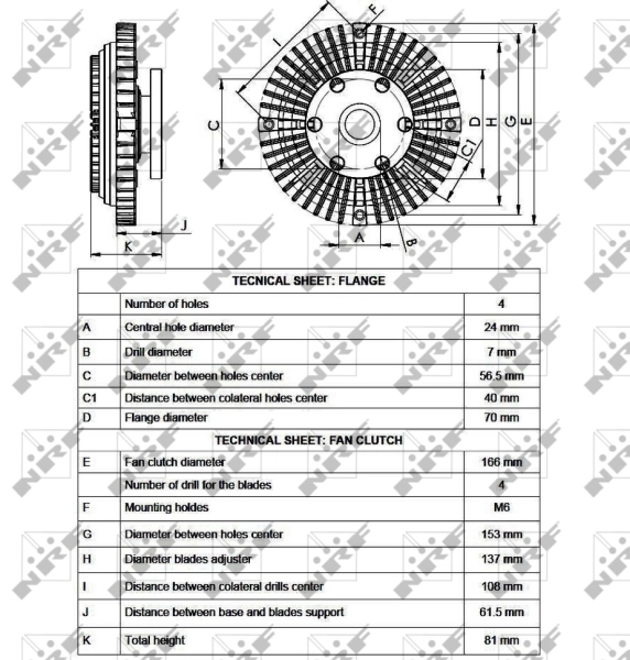  Вискомуфта вентилятора Hyundai H200 