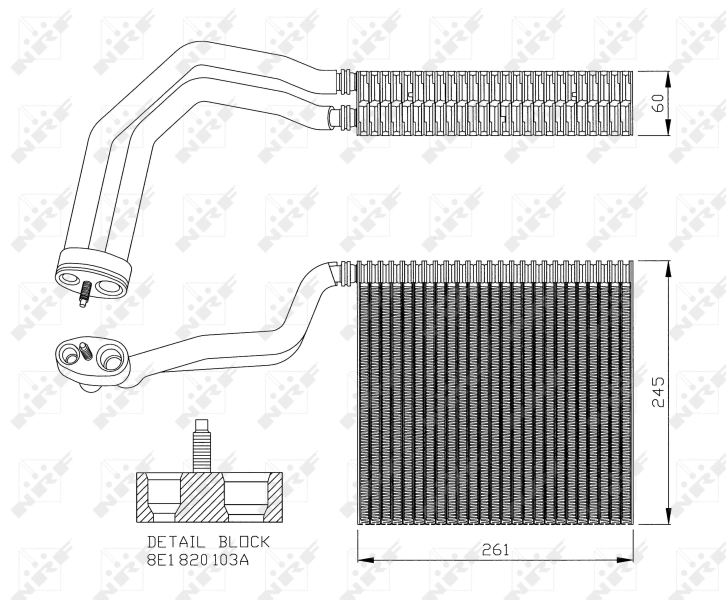 Vaporizador de aparelho de ar condicionado Audi A4 preço, a partir de 123,77 USD