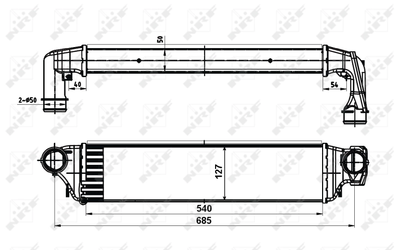 Интеркулер 30119A NRF