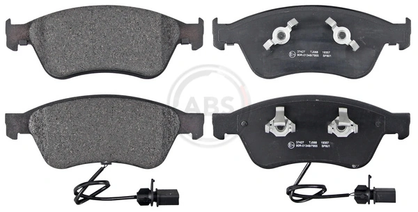 Колодки тормозные передние дисковые ABS 37427