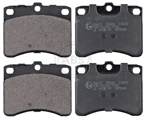 Передние тормозные колодки 0449187222000 Daihatsu