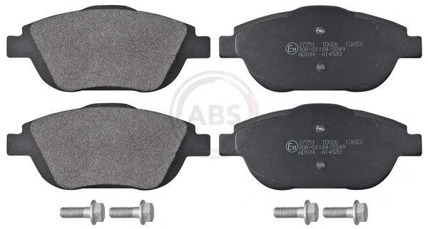 37751 ABS Pastillas de freno delanteras original y equivalente