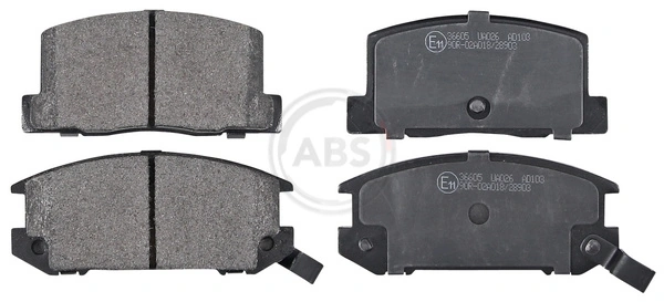 Колодки тормозные задние дисковые ABS 36605