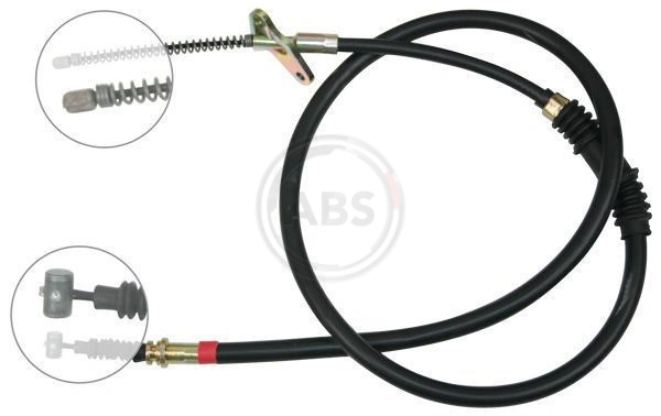 91152687 Opel Трос ручного тормоза