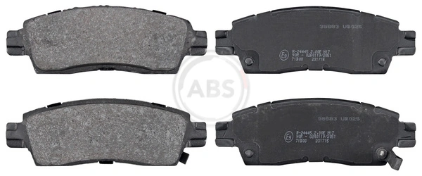 Колодки дисковые  Akebono ACT883 цена, от 33.20 USD
