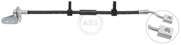 K52124734AF Fiat/Alfa/Lancia Шланг тормозной передний правый