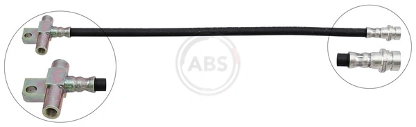 Шланг тормозной задний Ties F0387