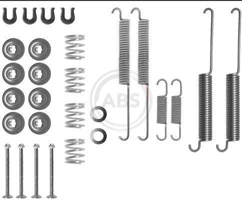Монтажный комплект задних барабанных колодок MB008450 Mitsubishi