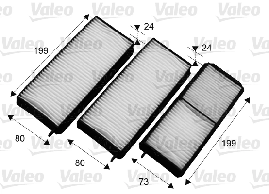  Filtro de salão Mazda 323 F V hatchback (BA) (1994 - 1998) F V