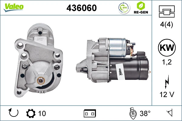 Купить 436060 VALEO Стартер