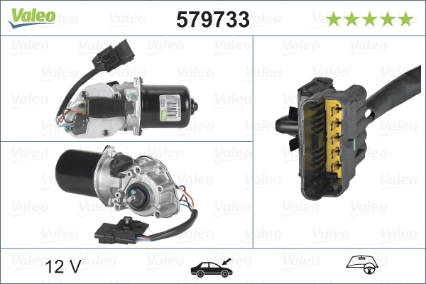 Купить 579733 VALEO Мотор стеклоочестителя