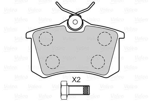 Sapatas do freio traseiras de disco Peugeot/Citroen 1616872680
