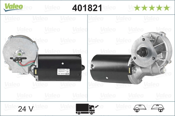 Мотор трапеции стеклоочистителя VALEO 401821 цена, от 263.06 USD