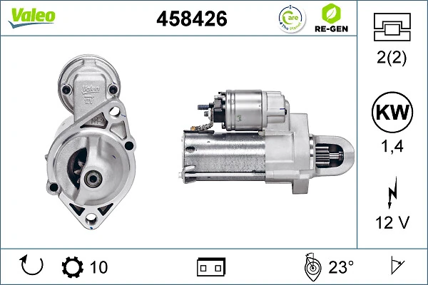 Купить 458426 VALEO Стартер