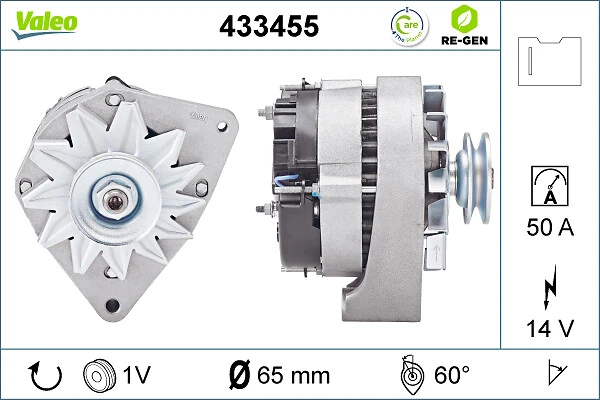 Купить 433455 VALEO Генератор