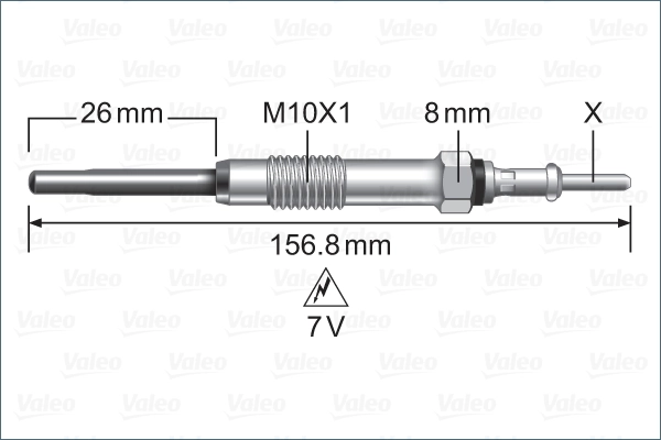  Vela de incandescência Mercedes Sprinter III 5-t camião de plataforma/chassis (907, 910) (2018 - 2026) III 5-t