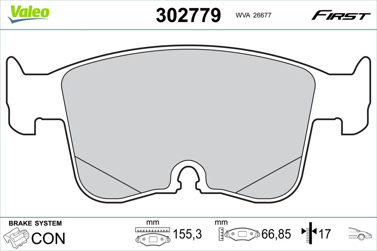 Передние тормозные колодки 5WA698151N VAG