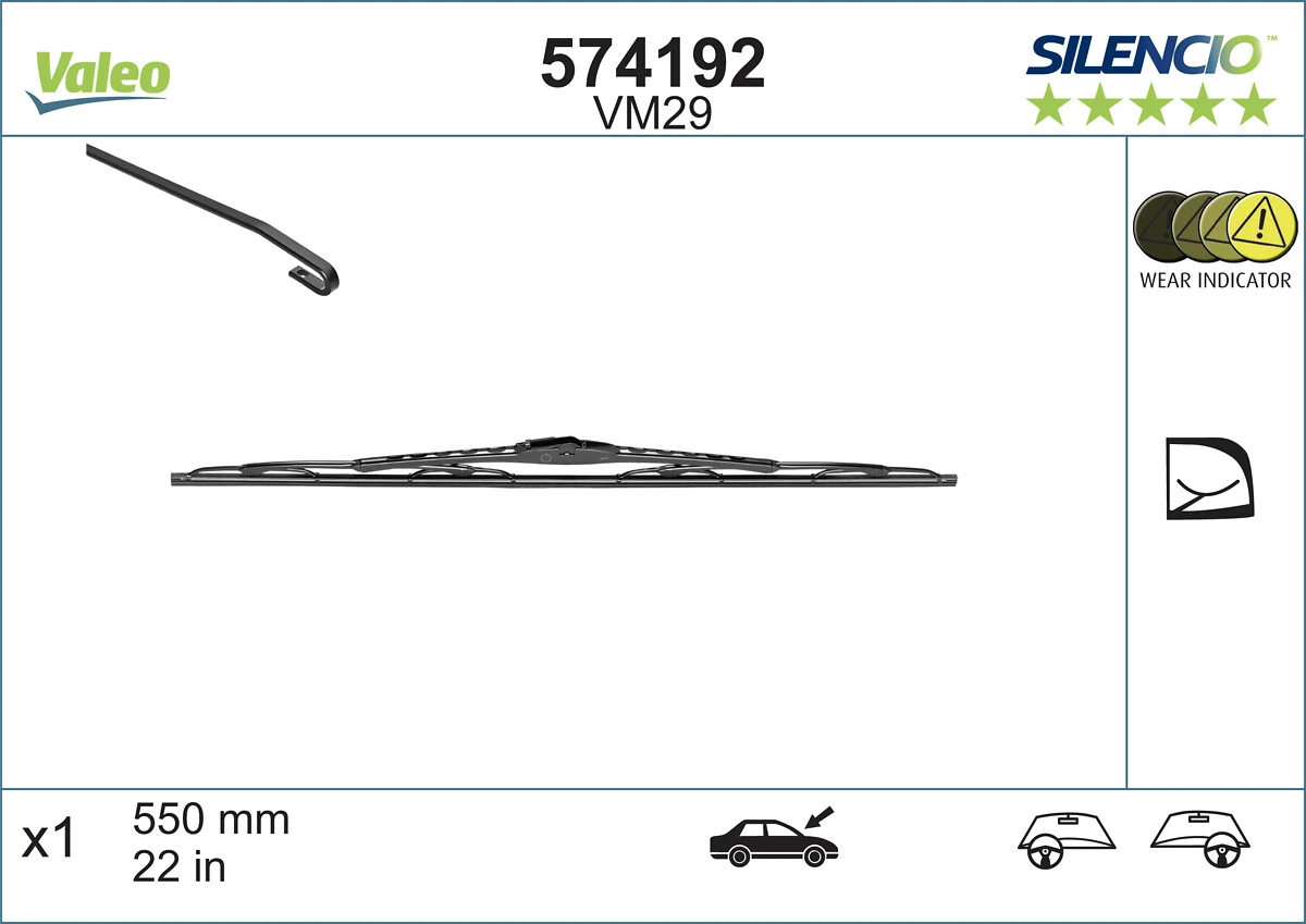 Дворники VALEO 574192 цена, от 4.93 USD