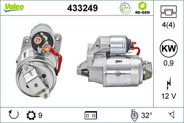 Купить 433249 VALEO Стартер