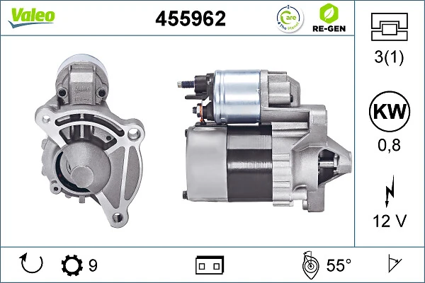 Купить 455962 VALEO Стартер