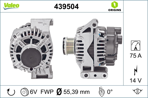 Купить 439504 VALEO Генератор