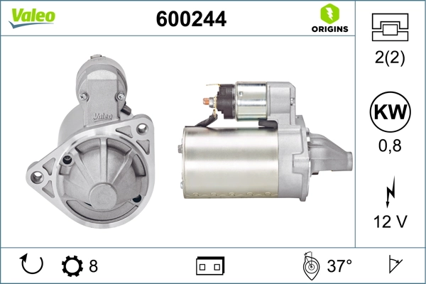 Купить 600244 VALEO Стартер
