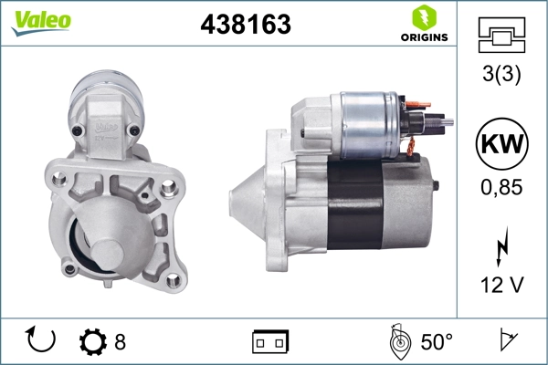 Купить 438163 VALEO Стартер
