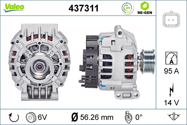 Купить 437311 VALEO Генератор