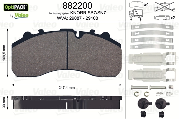 Колодки дисковые  Eren D167 цена, от 42.46 USD