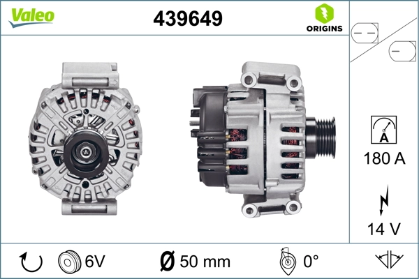 Купить 439649 VALEO Генератор