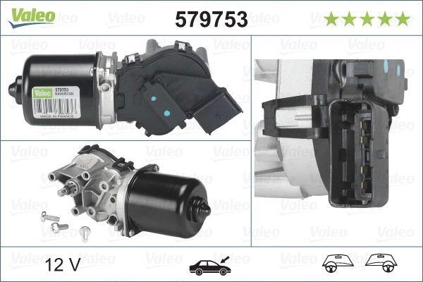 Купить 579753 VALEO Мотор стеклоочестителя