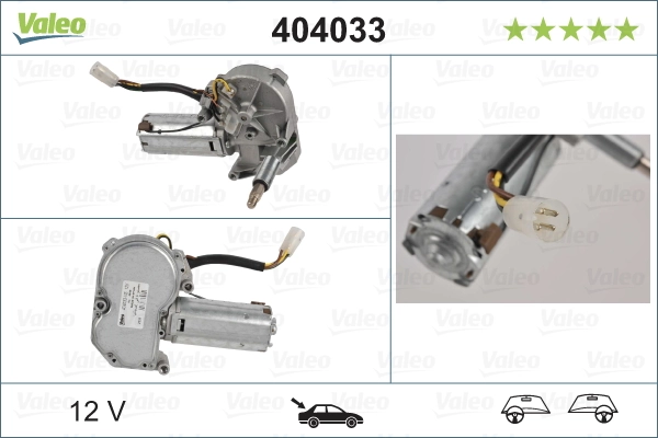 Купить 404033 VALEO Мотор стеклоочистителя заднего стекла