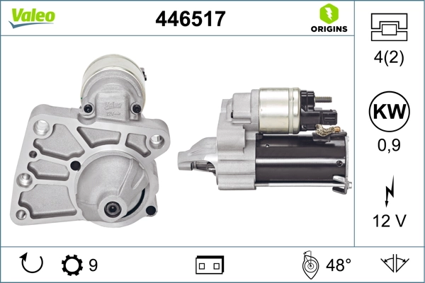 Купить 446517 VALEO Стартер