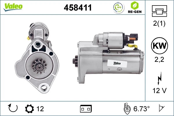 Купить 458411 VALEO Стартер