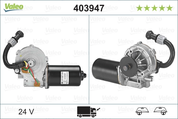 Купить 403947 VALEO Мотор стеклоочестителя