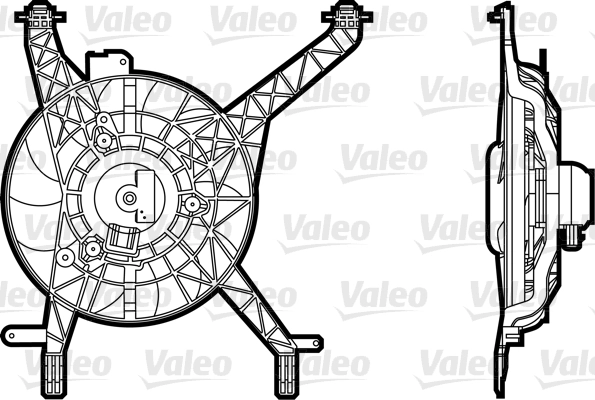 28W350 FPS Вентилятор радиатора