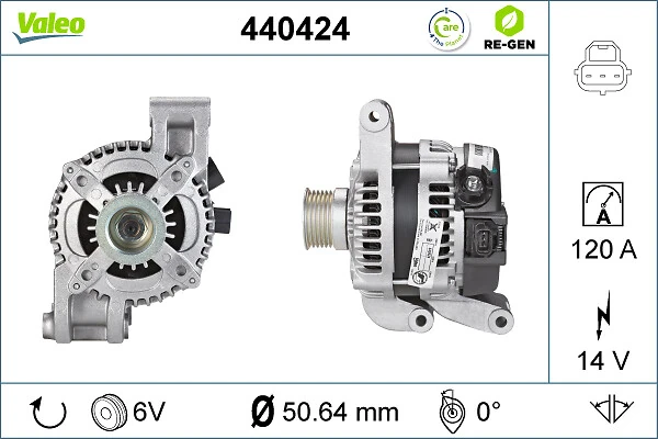 Купить 440424 VALEO Генератор