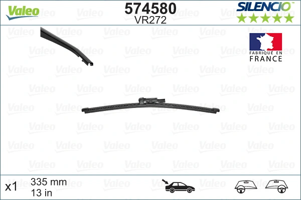 Задняя щетка VALEO 574580