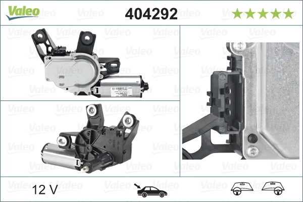 Купить 404292 VALEO Мотор стеклоочистителя заднего стекла