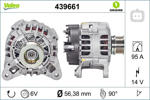 Купить 439661 VALEO Генератор