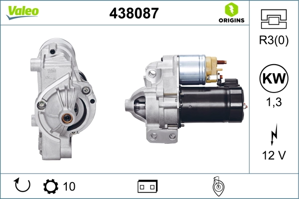 Купить 438087 VALEO Стартер