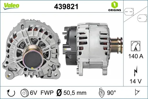 Купить 439821 VALEO Генератор