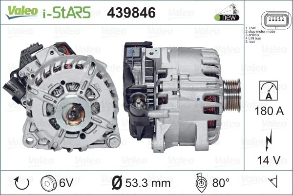 Автомобильный генератор VALEO 623001 цена, от 812.84 USD