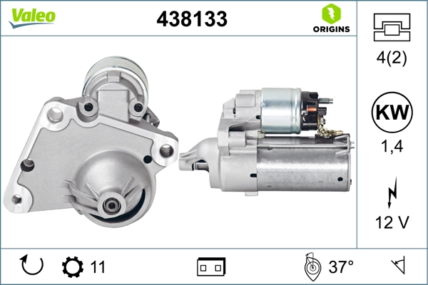 Купить 438133 VALEO Стартер
