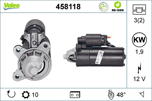 Купить 458118 VALEO Стартер