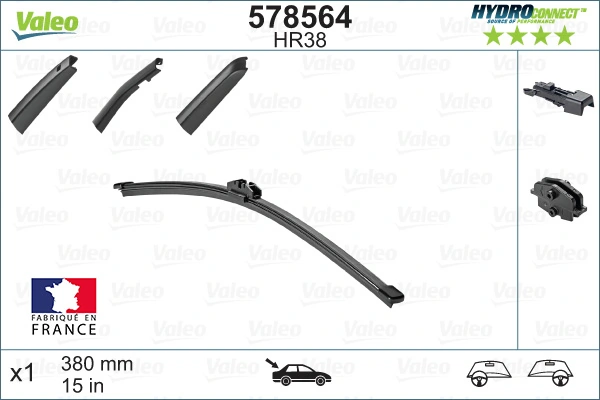 Задняя щетка VALEO 578564