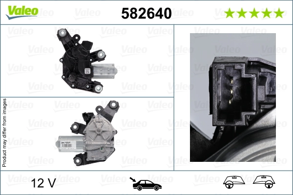 Моторчик заднего дворника 582640 VALEO
