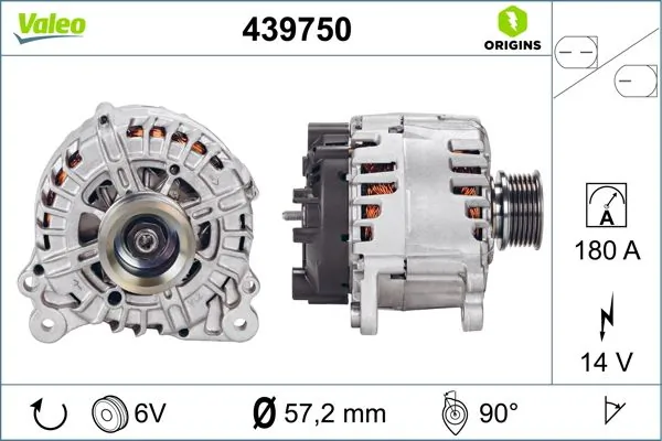 Купить 439750 VALEO Генератор