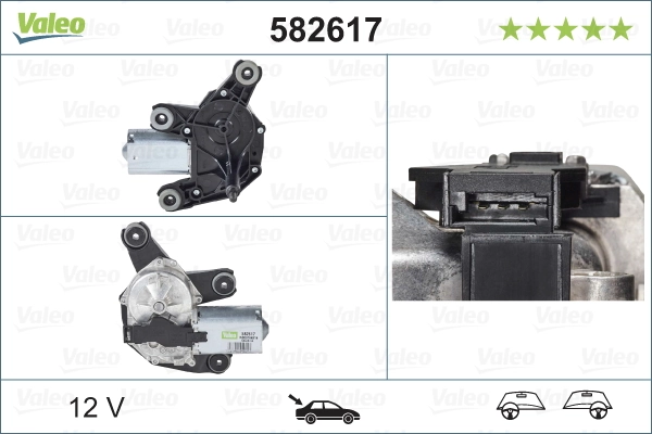 Моторчик заднего дворника 582617 VALEO