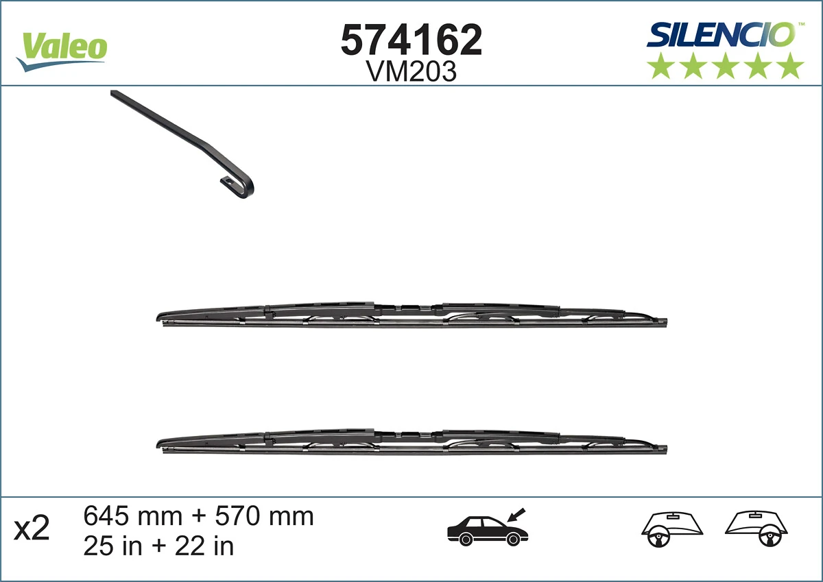 Дворники VALEO 574162 цена, от 28.45 USD